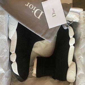 Technical knit sneakers